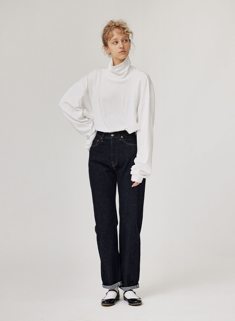 MOCK TURTLENECK PULL OVER 詳細画像 White 5