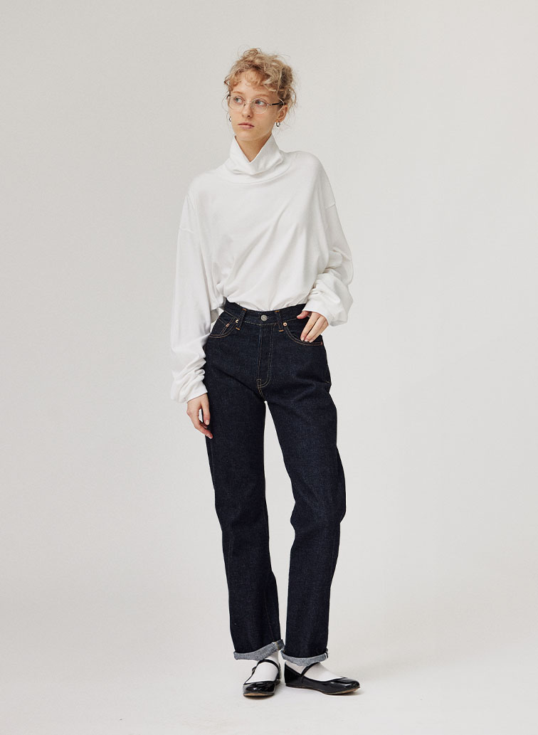 MOCK TURTLENECK PULL OVER 詳細画像 White 6