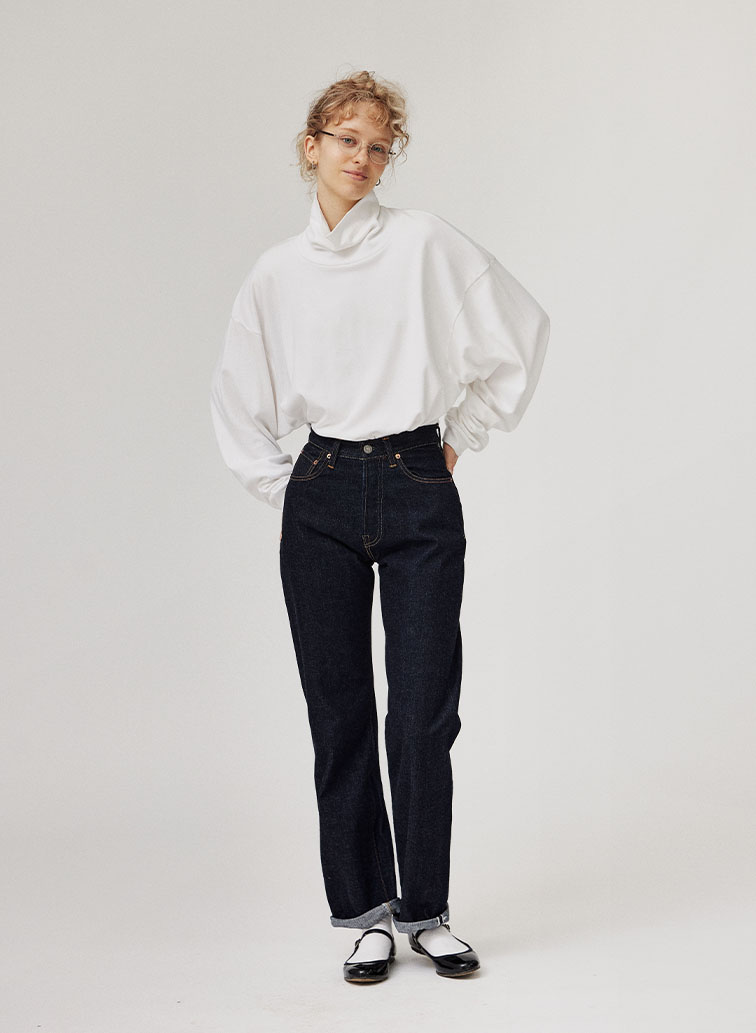MOCK TURTLENECK PULL OVER 詳細画像 White 8