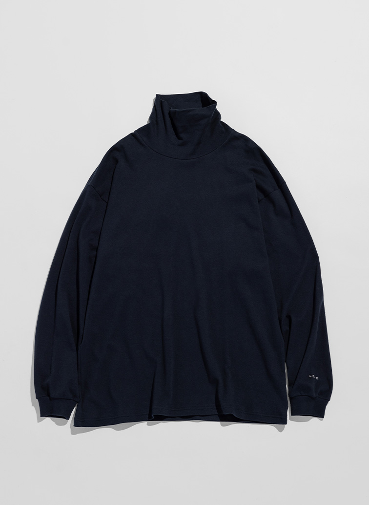 MOCK TURTLENECK PULL OVER 詳細画像 Navy 1