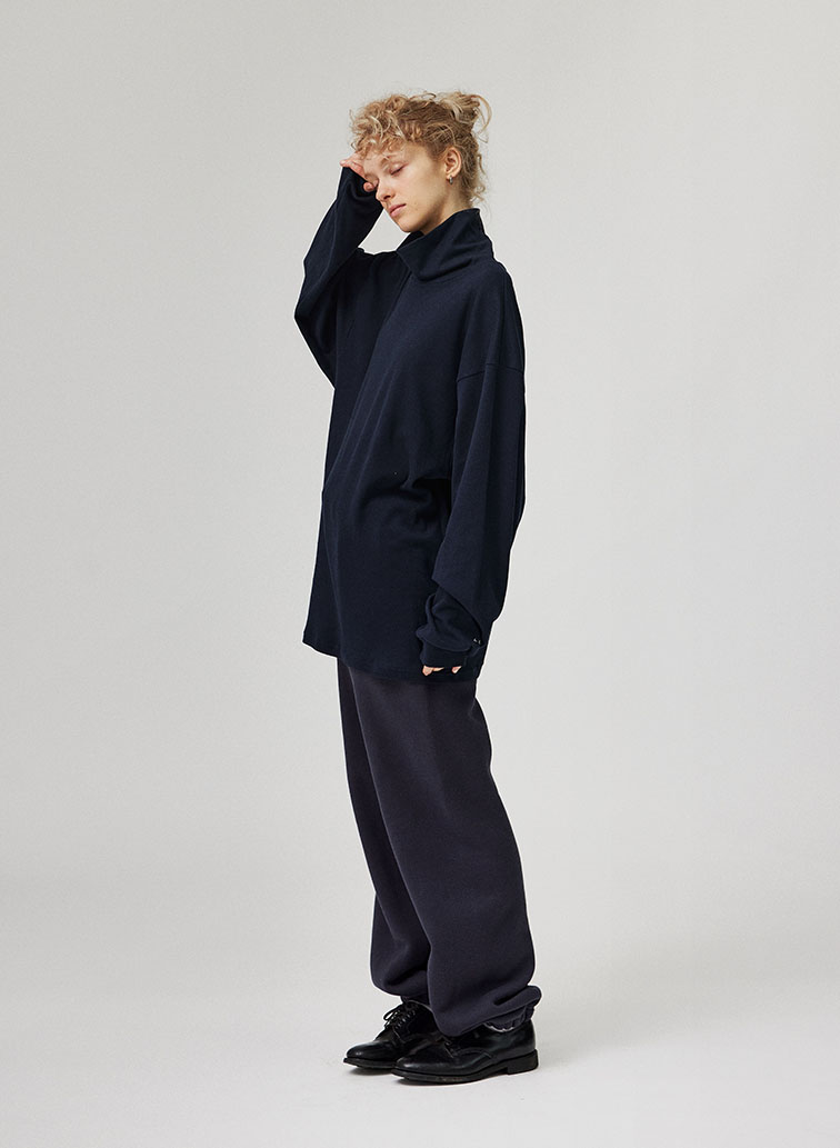 MOCK TURTLENECK PULL OVER 詳細画像 Navy 8