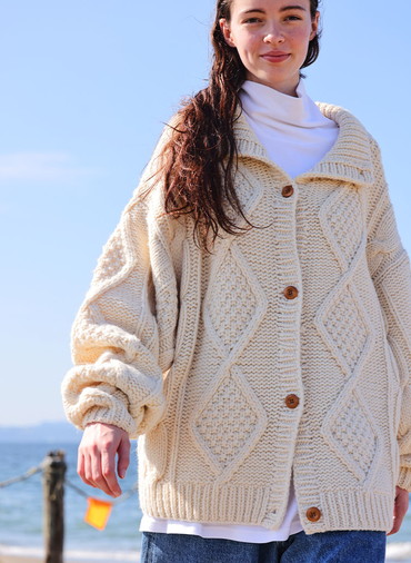 【CAPSULE COLLECTION】ARAN  CARDIGAN