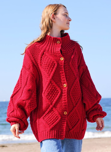 【CAPSULE COLLECTION】ARAN  CARDIGAN