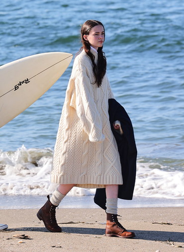 【CAPSULE COLLECTION】ARAN ONEPIECE 詳細画像 Ivory 2