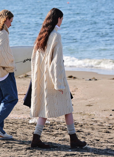 【CAPSULE COLLECTION】ARAN ONEPIECE 詳細画像 Ivory 3