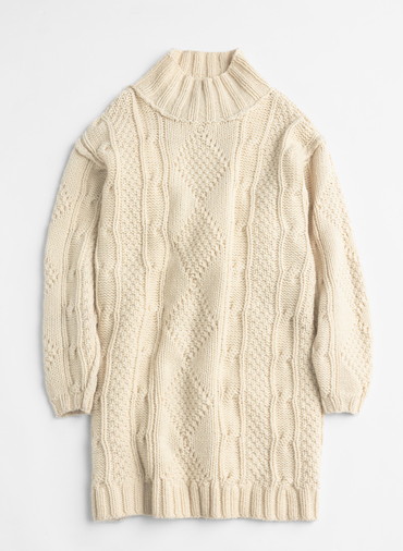 【CAPSULE COLLECTION】ARAN ONEPIECE 詳細画像 Ivory 9