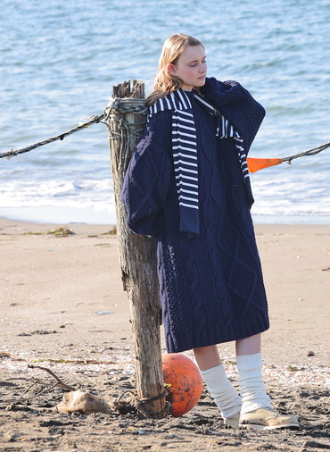 【CAPSULE COLLECTION】ARAN ONEPIECE 詳細画像 Navy 4