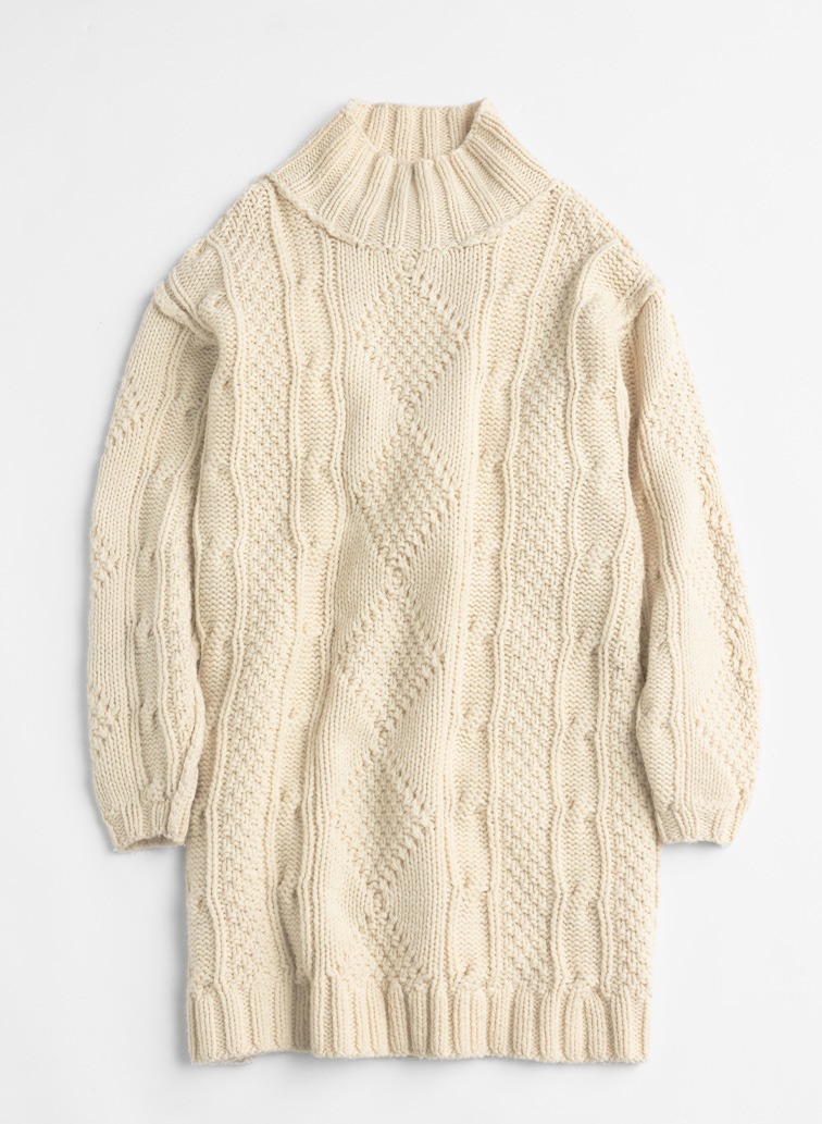 【CAPSULE COLLECTION】ARAN ONEPIECE 詳細画像 Ivory 9