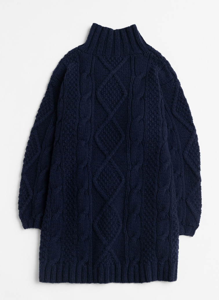 【CAPSULE COLLECTION】ARAN ONEPIECE 詳細画像 Navy 7