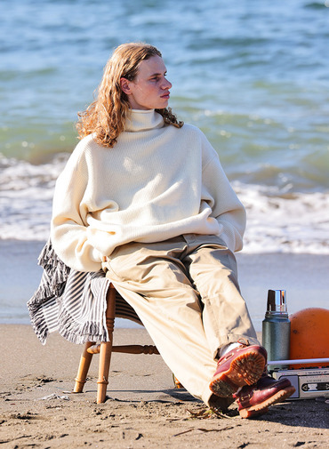 【CAPSULE COLLECTION】MOCK PULL OVER 詳細画像 Ivory 6