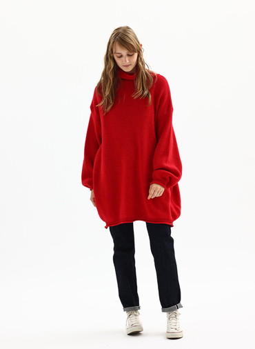 【CAPSULE COLLECTION】MOCK PULL OVER 詳細画像 Red 5