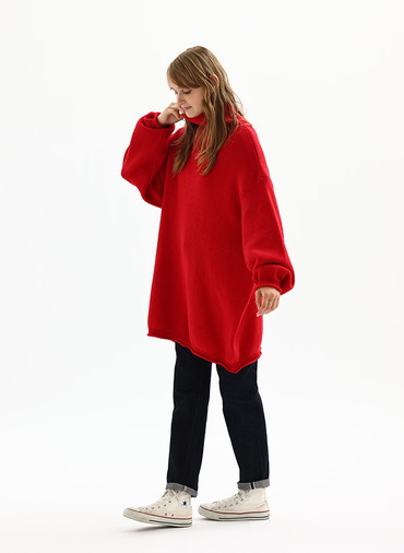 【CAPSULE COLLECTION】MOCK PULL OVER 詳細画像 Red 6
