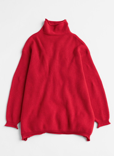 【CAPSULE COLLECTION】MOCK PULL OVER 詳細画像 Red 8