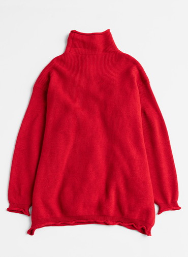 【CAPSULE COLLECTION】MOCK PULL OVER 詳細画像 Red 9