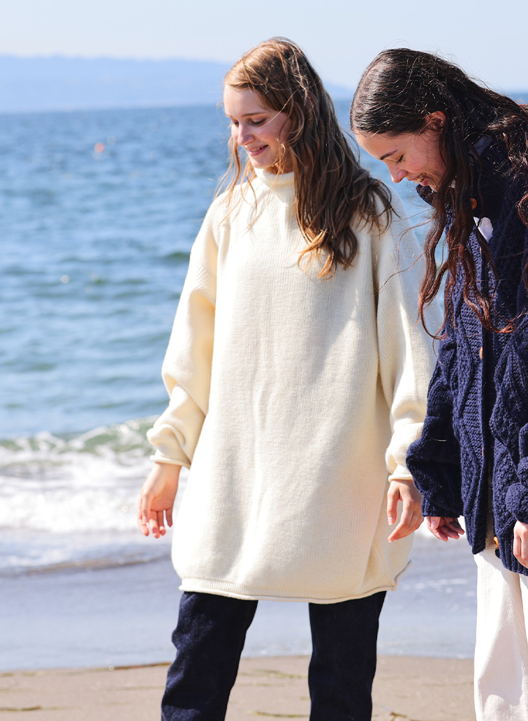 【CAPSULE COLLECTION】MOCK PULL OVER 詳細画像 Ivory 4
