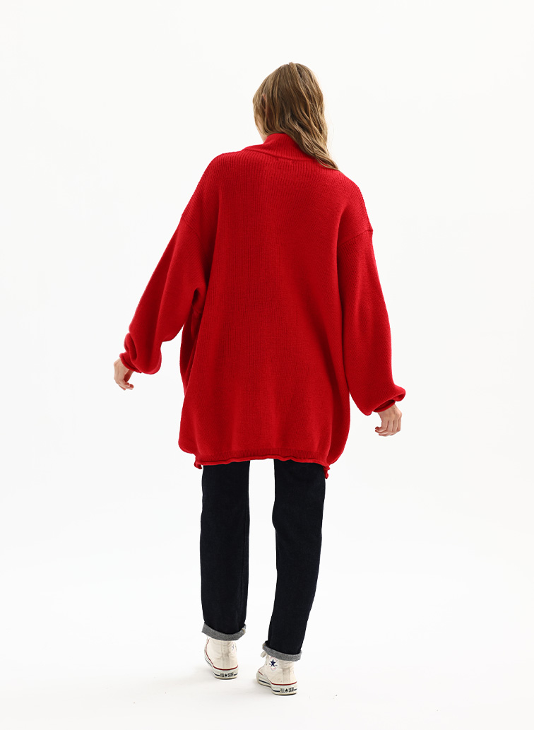 【CAPSULE COLLECTION】MOCK PULL OVER 詳細画像 Red 7