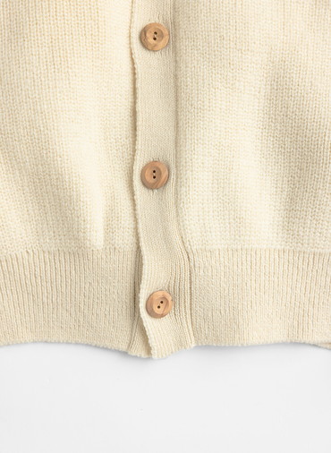 CREW NECK CARDIGAN 詳細画像 Ivory 2