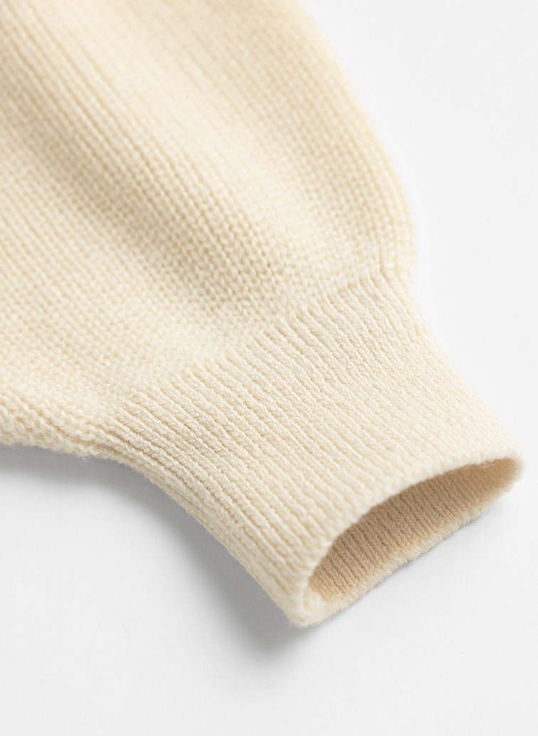 CREW NECK CARDIGAN 詳細画像 Ivory 3