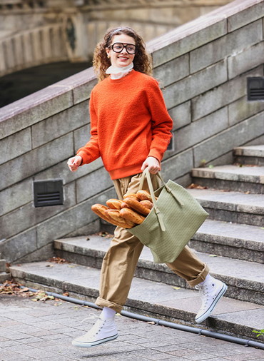 カセンティーノクルーネックプルオーバー 詳細画像 Orange 5