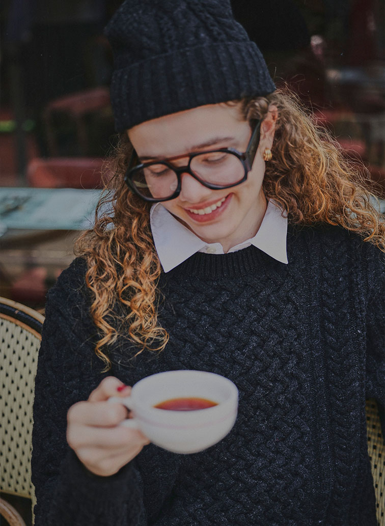 5Gアラン カムバックウール ビーニー 詳細画像 Charcoal Gray 2