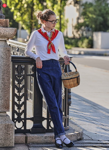 FRONTIER LADY PANTS 詳細画像 Indigo 10