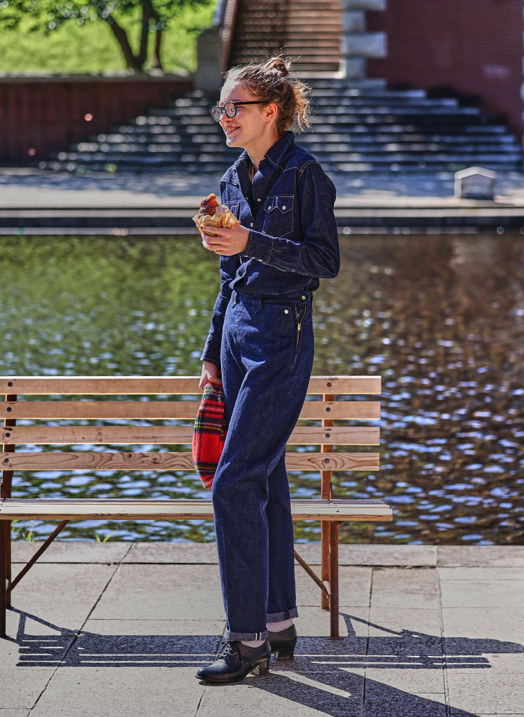 FRONTIER LADY PANTS 詳細画像 Indigo 6