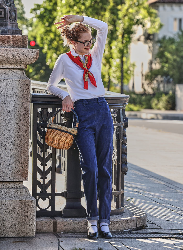 FRONTIER LADY PANTS 詳細画像 Indigo 8