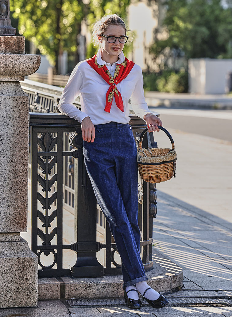 FRONTIER LADY PANTS 詳細画像 Indigo 9