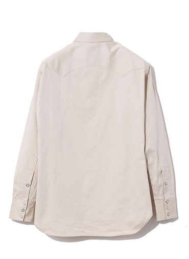 HARRISON SHIRT SATEEN 詳細画像 Beige 2