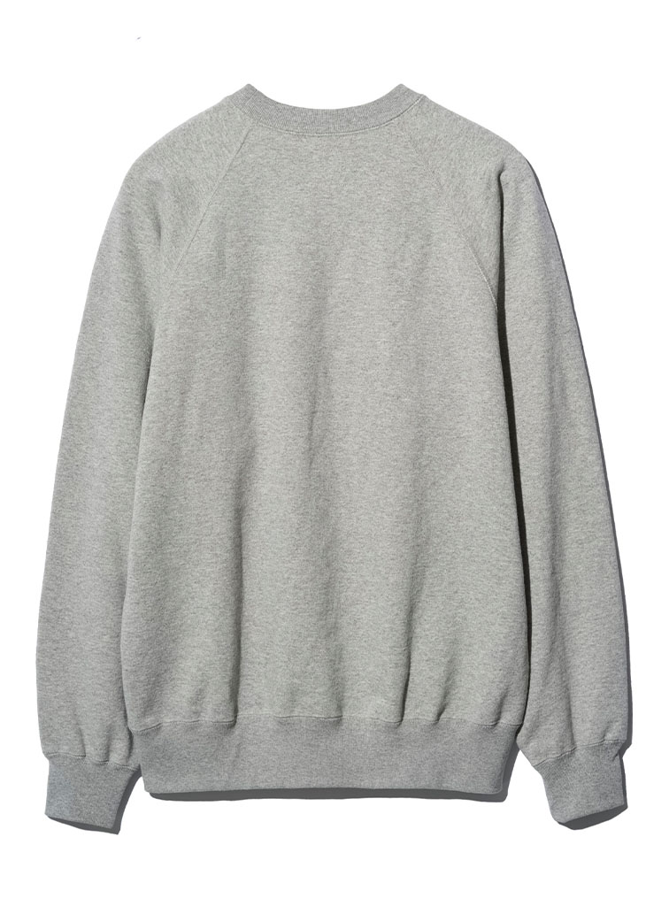 SWEAT RAGLAN CREW NECK 詳細画像 Gray 2