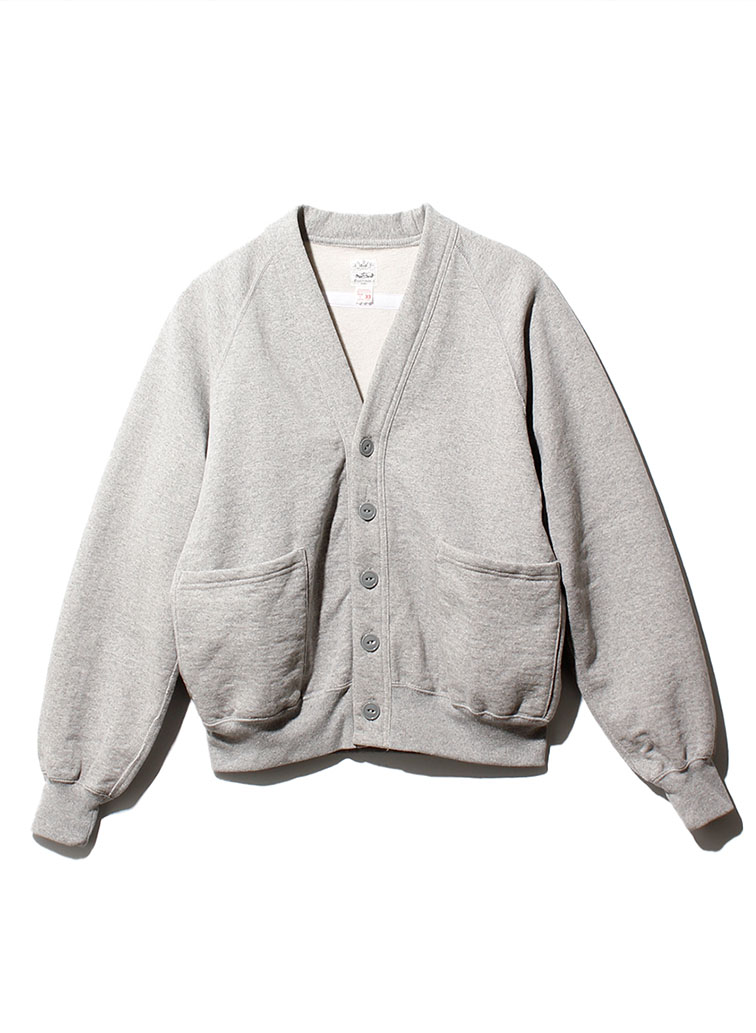 SWEAT RAGLAN CARDIGAN 詳細画像 Gray 1