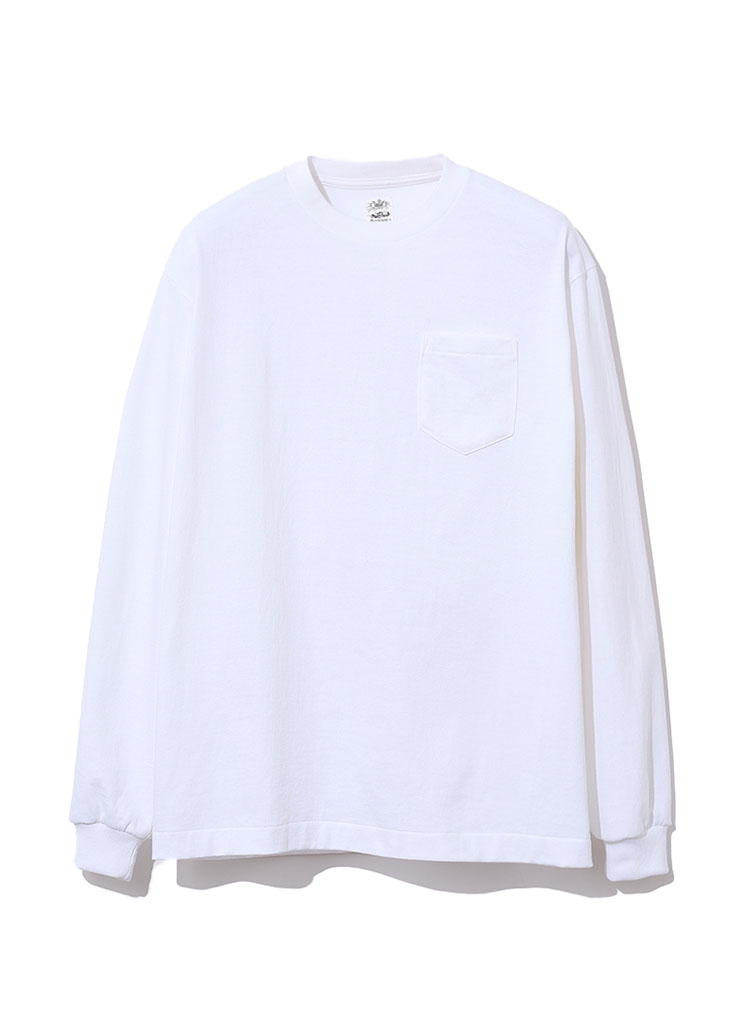 POCKET TEE L/S 詳細画像 White 1