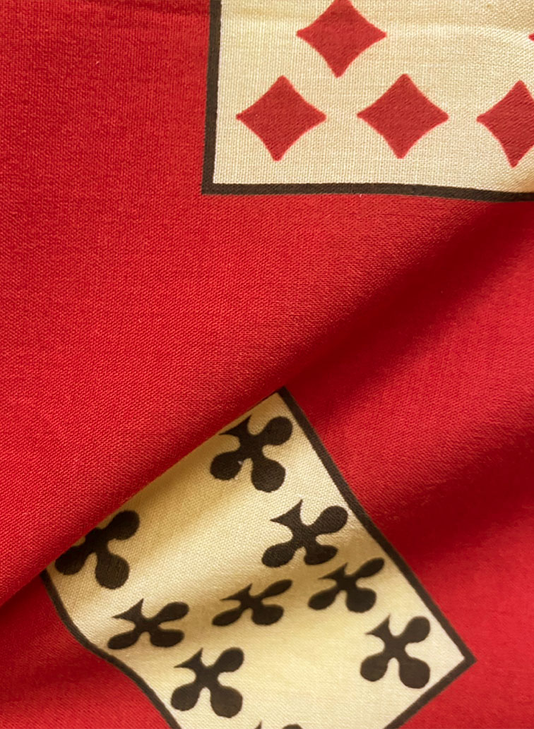PLAYING CARDS SCARF 詳細画像 Red 3