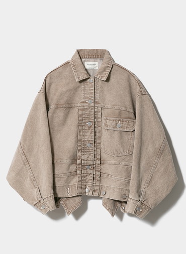 double-end organic FOX brown blouson