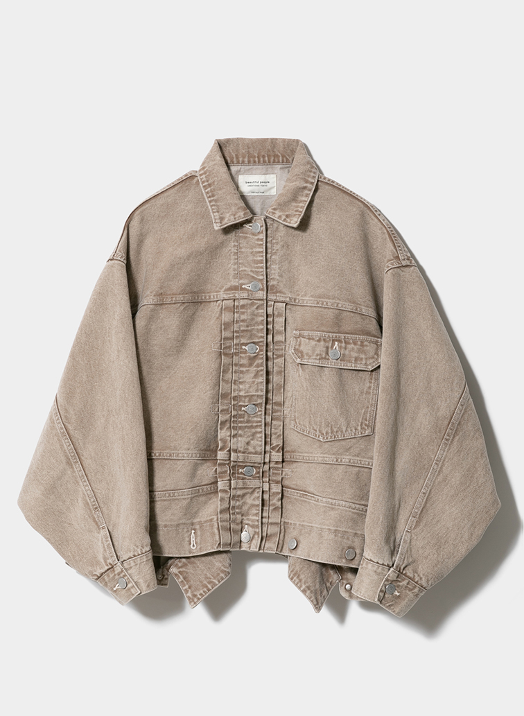 double-end organic FOX brown blouson 詳細画像 Brown 1