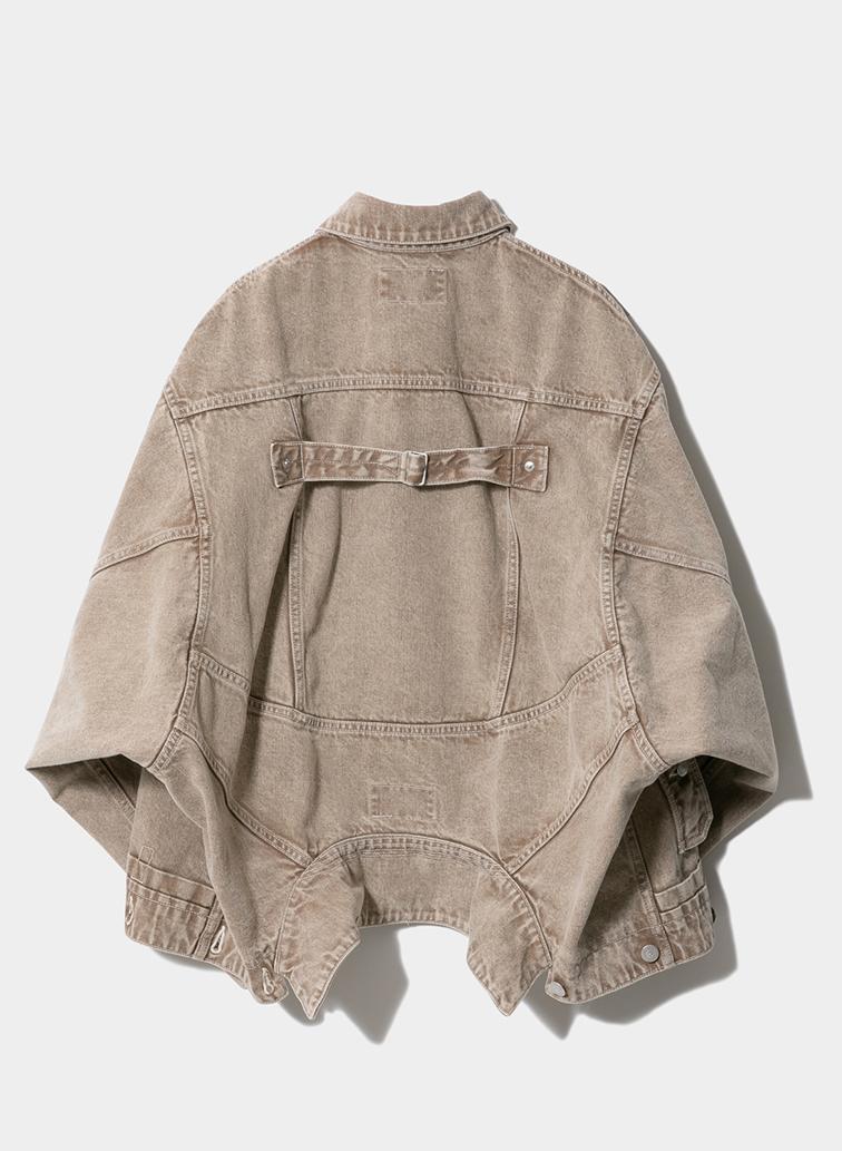 double-end organic FOX brown blouson 詳細画像 Brown 4