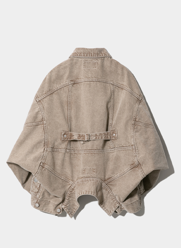 double-end organic FOX brown blouson 詳細画像 Brown 3