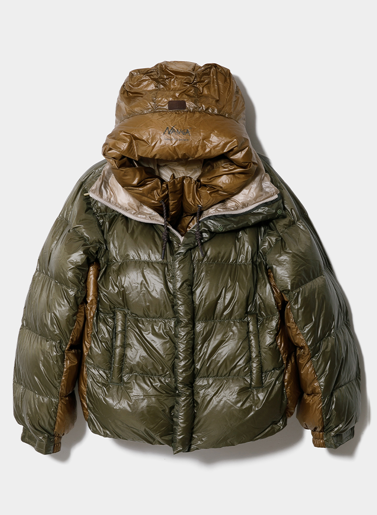 NANGA multilayerring down vest blouson 詳細画像 Beige 3