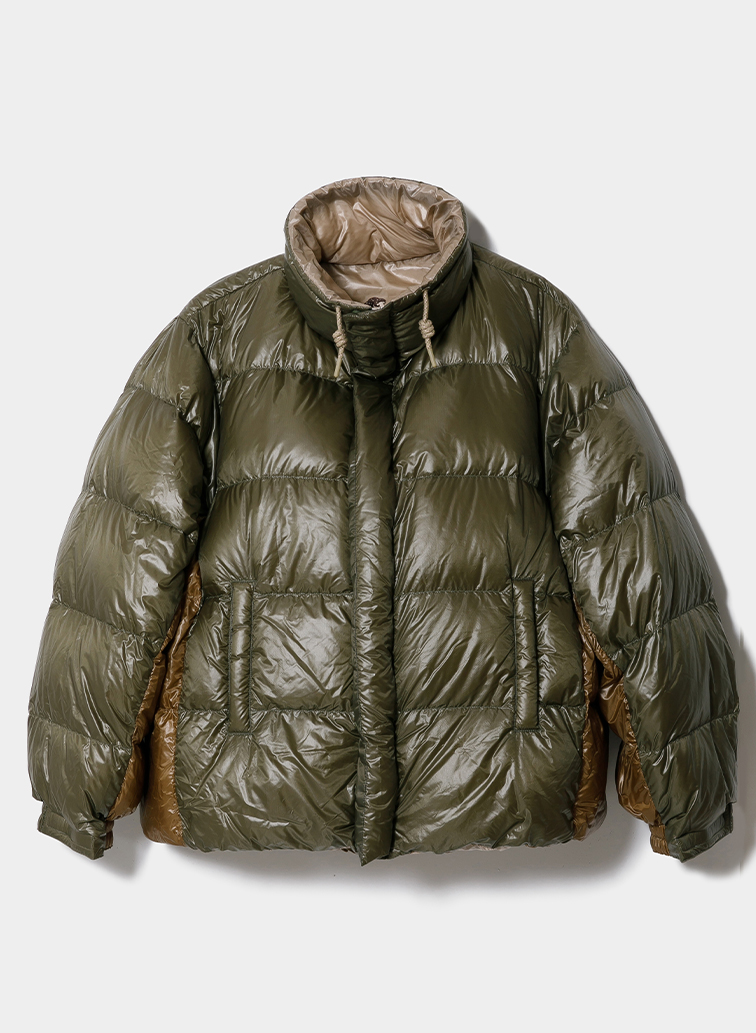 NANGA multilayerring down vest blouson 詳細画像 Beige 4