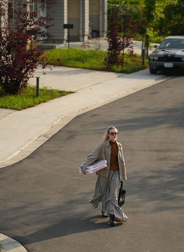 double-end sand wash silk flare skirt 詳細画像 Brown 7