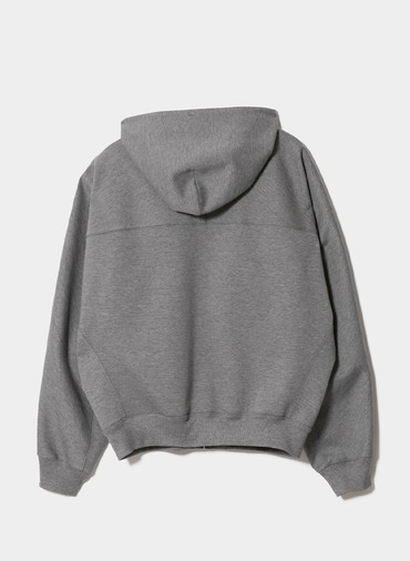 compact double jersey zip up parka 詳細画像 Gray 2