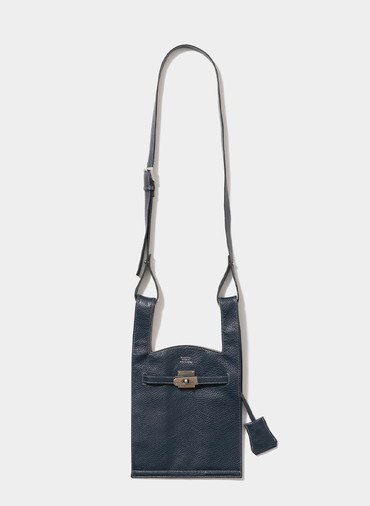 market shoulder bag in shrink leather