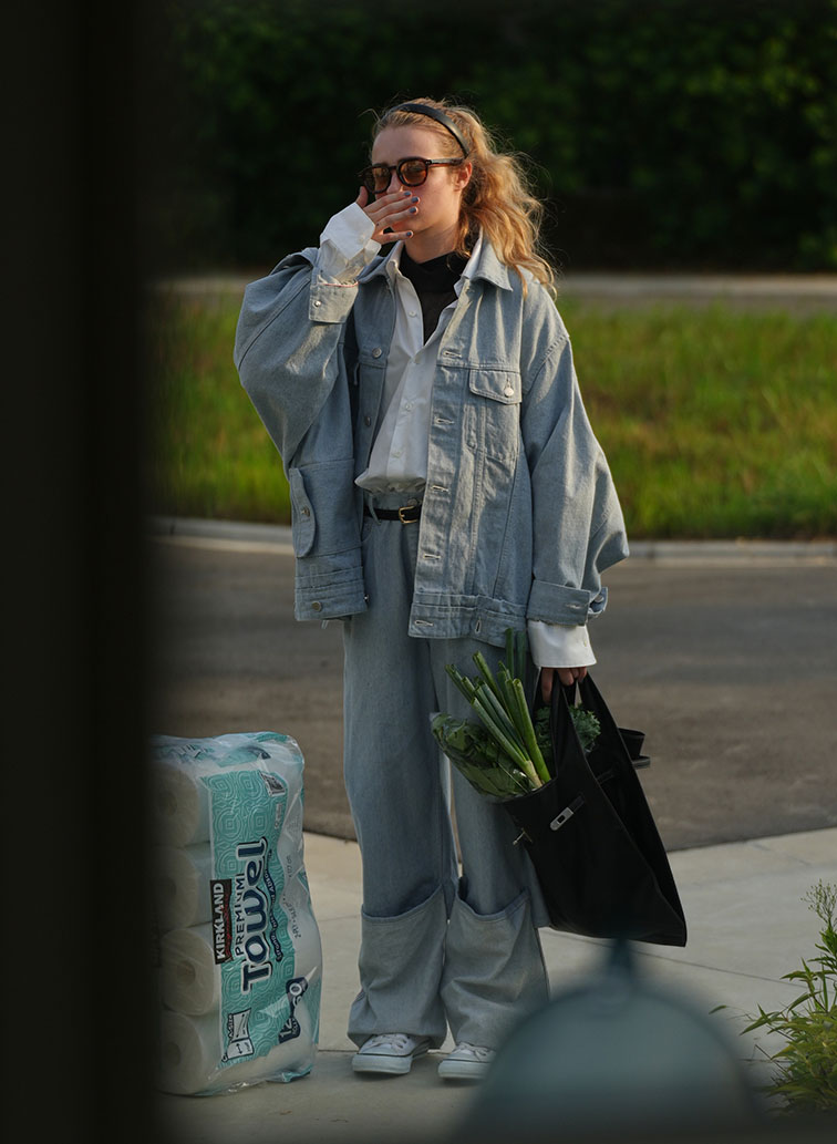 large market bag in shrink leather 詳細画像 Black 6