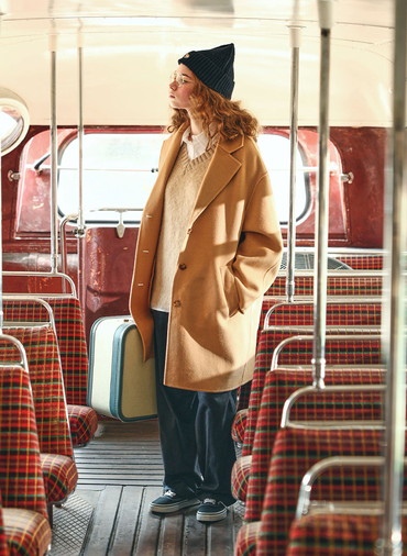 BRUSHED MOHAIR COMFORT JUMPER 詳細画像 Beige 7