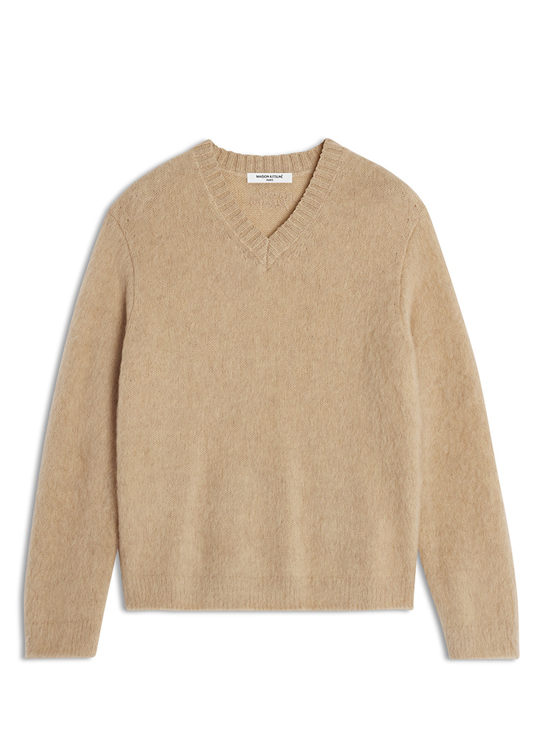 BRUSHED MOHAIR COMFORT JUMPER 詳細画像 Beige 1