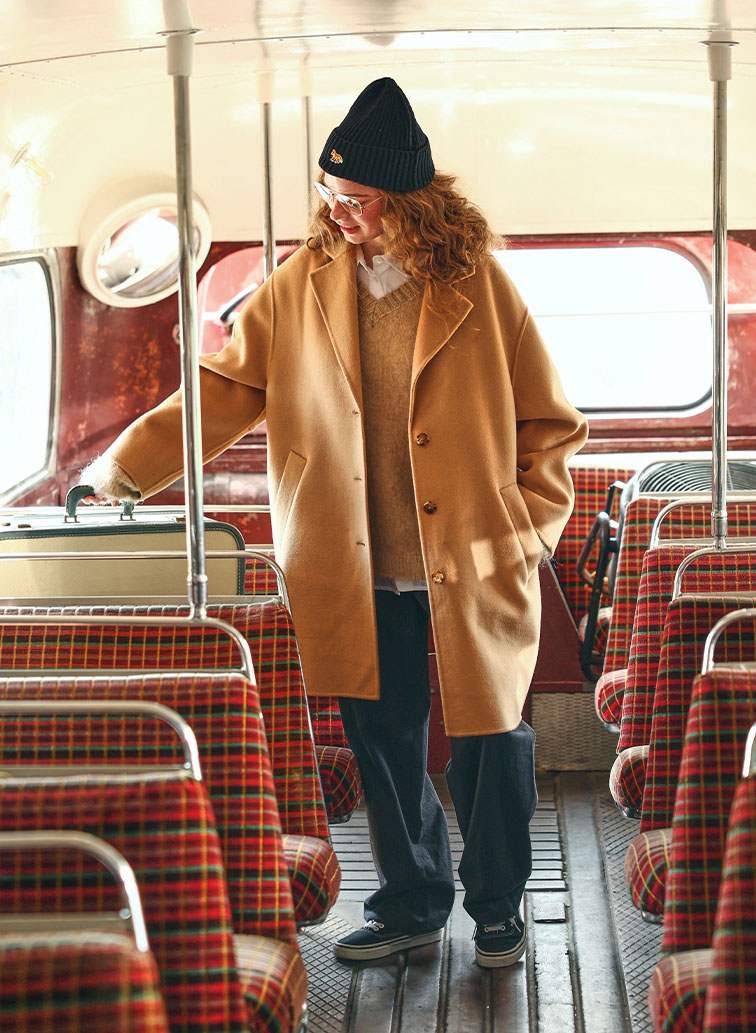 BRUSHED MOHAIR COMFORT JUMPER 詳細画像 Beige 4