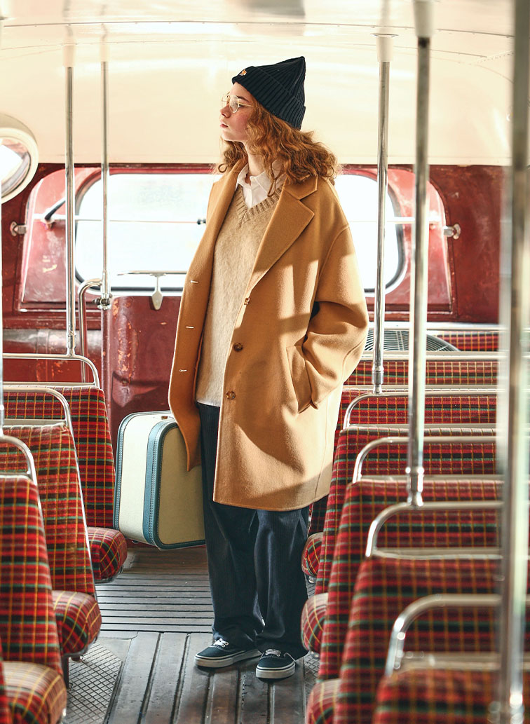 BRUSHED MOHAIR COMFORT JUMPER 詳細画像 Beige 7