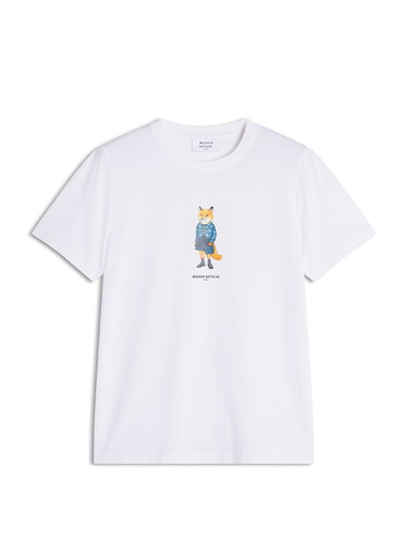 DRESSED FOX REGULAR TEE-SHIRT 詳細画像 White 1