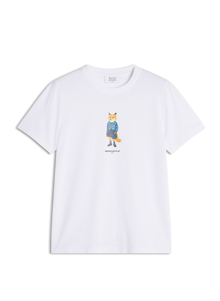 DRESSED FOX REGULAR TEE-SHIRT 詳細画像 White 1