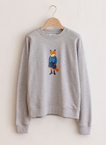 DRESSED FOX COMFORT SWEATSHIRT 詳細画像 Gray 1